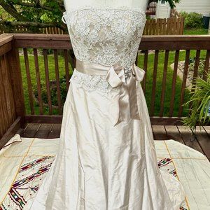 Paloma Blanca Wedding Dress (3608)